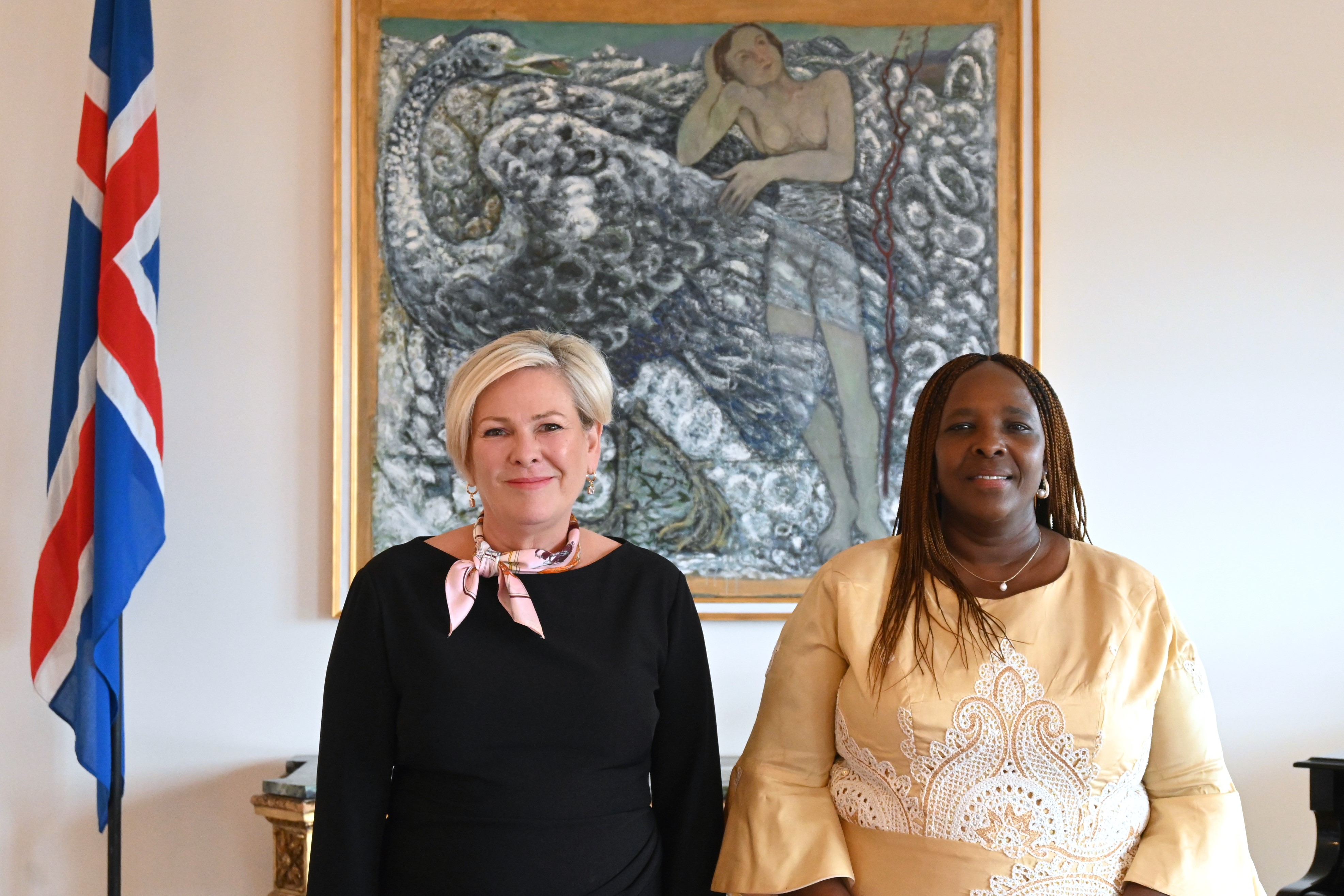 On 14th October 2024, H.E. Ambassador Angeline K. Musili, MBS, Kenya’s Ambassador to Sweden, the Nordics, and the Baltics, formally presented Letters of Credence to H.E. President of the Republic of Iceland, Halla Tómasdóttir.